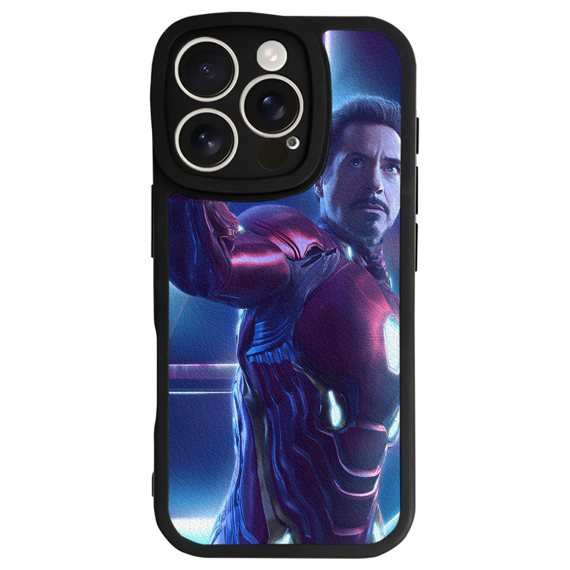 （画像用） アベンジャーズ The Avengers 【iPhone 16シリーズ対応】シリコンスマホケース（レザー調） 材質：シリコン